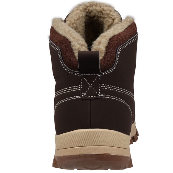 Dark Brown Nubuck Water Resistance Warm Boots main image 4